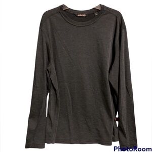 Solaris shirt men’s crew neck long sleeve base layer shirt wool blend grey M